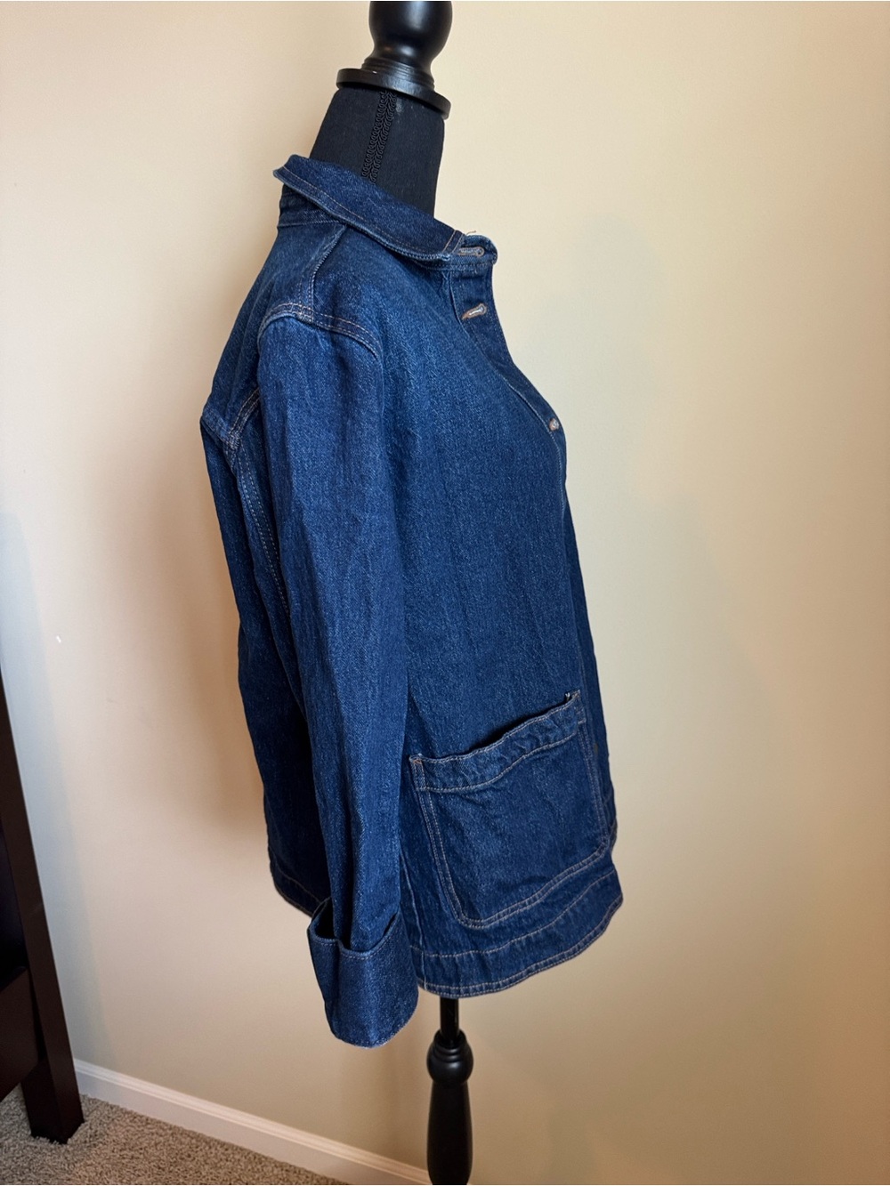 Banana Republic Dark Blue Denim Jacket - Picture 3 of 10